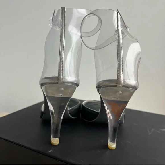 Chanel Lucite Heels 7.5 RARE - Picture 3 of 6